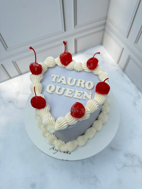 Vintage Cake Corazón